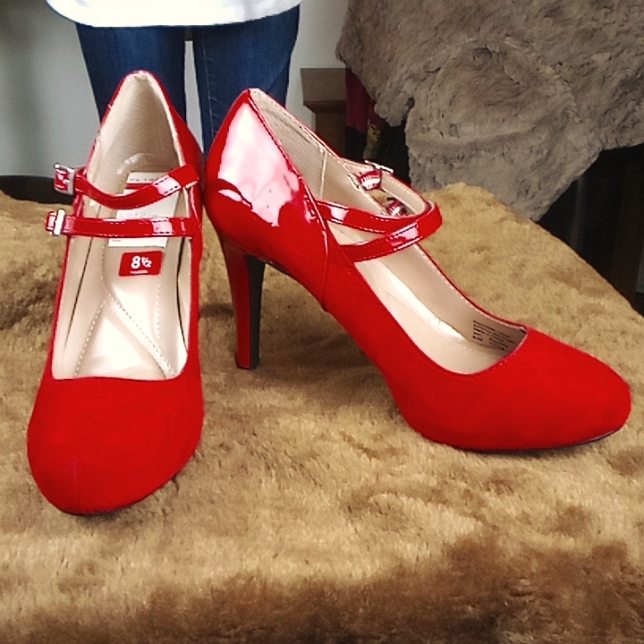 Style & Co Ruby Red Heels